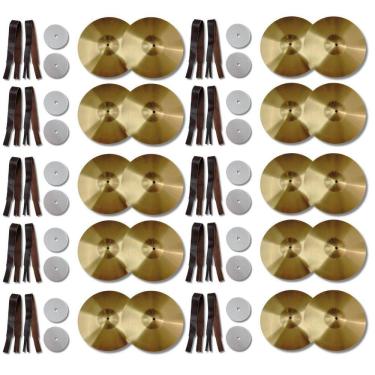 Imagem de Kit 10 Par Prato 14 Marcial C. Ibanez + 10 Par Alça Couro