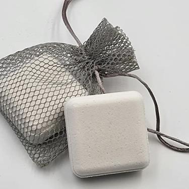 Imagem de Vaporizadores de chuveiro de óleo essencial GG com bolsa de chuveiro de malha e caixa laminada brilhante (congestionamento no peito)