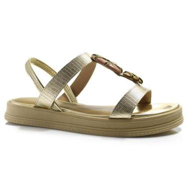 Imagem de Papete Feminina Dakota Y9453, Dourado, 36