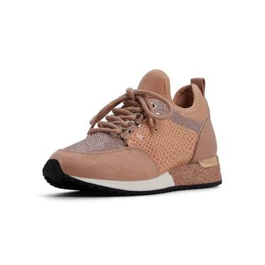 Imagem de ALDO Tênis feminino Courtwood Fashion com cadarço, Ouro rosa, 10