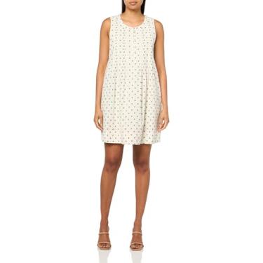 Imagem de Lucky Brand Minivestido feminino texturizado Pintuck, creme