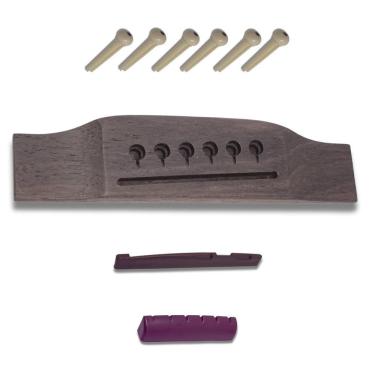 Imagem de Kit Folk Cavalete Aço + Rastilho + Nut + 6 Pinos Rx