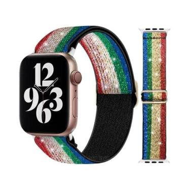 Imagem de Pulseira De Nylon Boêmia Para Apple Watch Ultra 49mm 41mm 45mm, Bracel