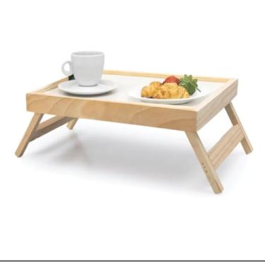 Imagem de BANDEJA MESA DE CAFÉ COM PEZINHOS - CAFÉ DA MANHÃ NA CAMA