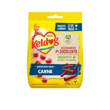 Imagem de Bifinho Keldog Cães Mini Carne 500G