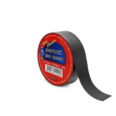 Imagem de Fita isolante isoflex 10mt ante chama 90c / 20m x 19mm, 10m, Única