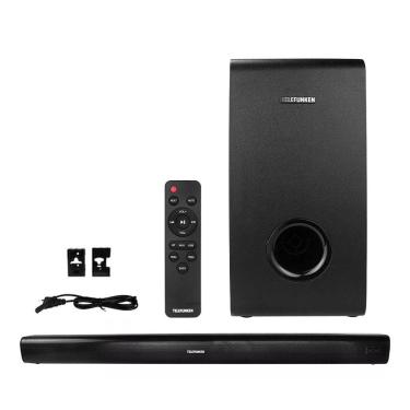 Imagem de Caixa de Som Soundbar e Subwoofer Bluetooth Telefunken 2.1 200W Polaris 700 Audio System Cinema Usb Player 110/220v