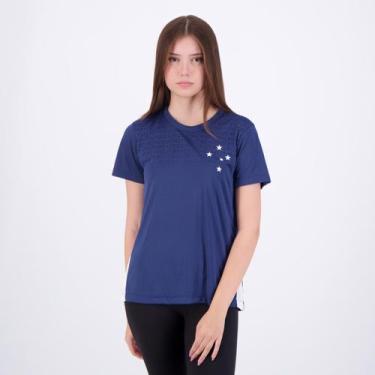 Imagem de Camisa Cruzeiro Eco Feminina Marinho - Braziline, M