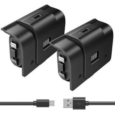 Imagem de Pacote de 2 baterias de controle recarregável para Xbox 1 - 6amlifesty