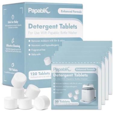 Imagem de Tabletes de sabão em detergente Papablic para lavadora de mamadeiras 1