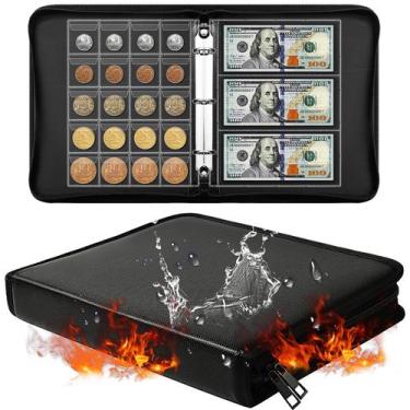 Imagem de Porta-livros para coleção de moedas Ettonsun Fireproof 460 Pockets