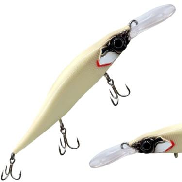 Imagem de Isca Artificial Yara Maquina +1 Barbela Grande 9,8cm 10,8g (07 - OSSO)