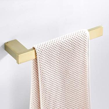 Imagem de Toalheiros, toalha de aço inoxidável escovado, escova de vaso sanitário, suporte de papel, gancho de roupão, saboneteira, conjunto de ferragens de banheiro montado na parede, ferragens de banheiro