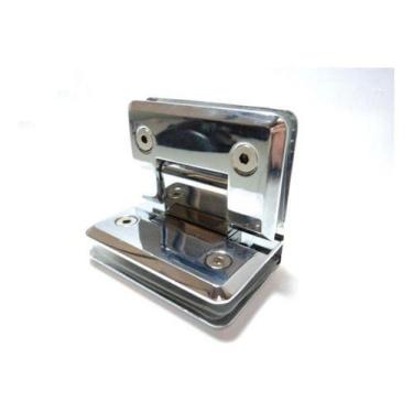 Imagem de Dobradiça para Porta de Vidro 180 V/V- Gold