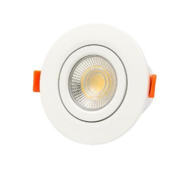 Imagem de Luminária Teto Spot Led Redondo Branco Frio 5w Embutido - Nitrolux, Bi