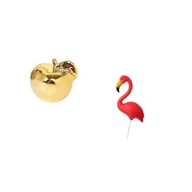 Imagem de Fenteer Escultura de Frutas, Estatueta de Cerâmica, Ornamento para Varandas, Restaurantes, Escritórios E Estátua de Pássaro, Arte de Quintal para Jardim de Fa