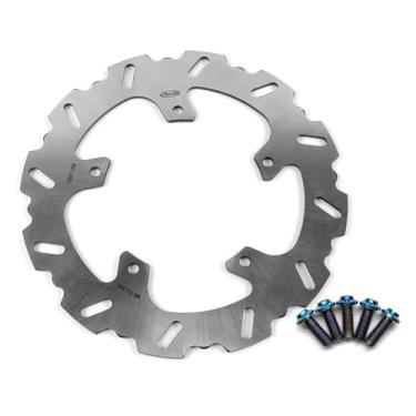 Imagem de Arashi Rotor de disco de freio traseiro com parafusos de montagem para Yamaha Fazer 8 2010-2015 ABS 11-15, FZ8 FZ800 10-15 ABS 11-15, acessórios de substituição de motocicleta