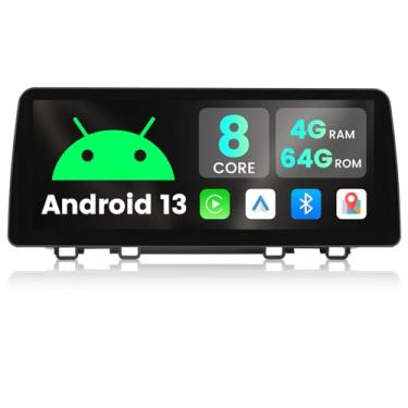 Imagem de [8 Core 4G + 64G] Rádio automotivo para Honda CRV CR-V 2017-2022 com carplay sem fio/Android Auto, tela sensível ao toque Android 13 IPS de 12,3 polegadas, estéreo, Bluetooth, GPS, SWC, DSP + câmera