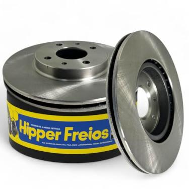 Imagem de Par de Discos de Freio Dianteiro HF30 Ventilado Compatível com Nova Strada 1.3 1.4 2020 a 2026 – Substitui 46423415/51749124