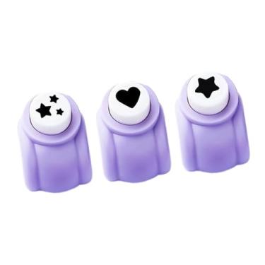 Imagem de Baoblaze Kit de de papel DIY Suprimentos decorativos leves em forma de padrão Ferramentas de Brinquedo educacional para jardim de infância, Conjunto de 3 Peças de Estrelas