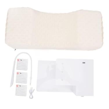 Imagem de Travesseiro de extensão de cílios, suporte de prateleira, espuma de memória em formato de U, travesseiro de pescoço com luz LED e organizador para Lash Tech Supplies, acessórios