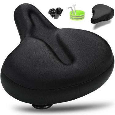 Imagem de Assento de bicicleta CDYWD, gel confortável de grandes dimensões, acol