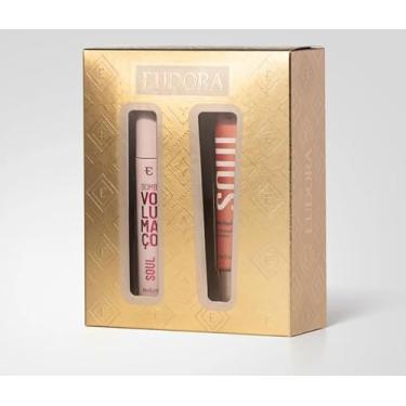 Imagem de Kit Eudora Soul: Máscara De Cílios Volumaço 10g + Blush Líquido Pêssego Saudável 15ml
