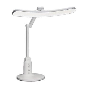 Imagem de hezhuhe2258 Abajur de mesa de LED, controle de toque, regulável, 3 modos de cor, 4 níveis de brilho, mesa de proteção ocular com porta de carregamento USB, lâmpada de mesa com temporizador automático