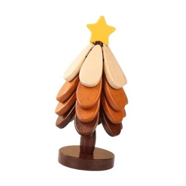 Imagem de IEUDNS Suporte para panelas de madeira, descanso para copos, porta-copos, suporte para panelas quentes, para bules, tigelas, pratos e tigelas de cozinha, 4 Camadas