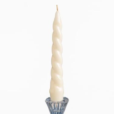 Imagem de Vela Castiçal Colorida Caracol - Verniz - Branco