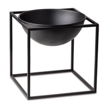 Imagem de Kit 3 Cachepot Suporte Metálico Preto