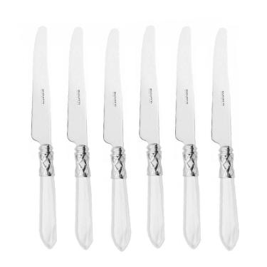 Imagem de Jogo 6 Facas Mesa Posta Jantar Luxo Aladin Bugatti