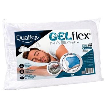 Imagem de Travesseiro gelflex nasa alto 17 cm duoflex