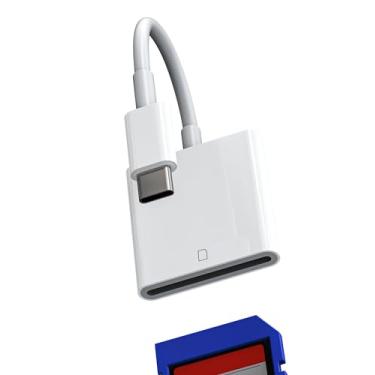 Imagem de Leitor de cartão SD USB C para Apple para iPhone15 Pro Max Plus para iPad Air MacBook Pro compatível com Samsung Galaxy S23 Tipo-C adaptador de memória para câmera Compact Flash Drive 3.0 Thunderbolt