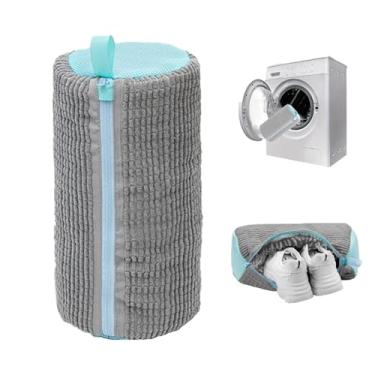 Imagem de Bolsa reutilizável para máquina de lavar e secar roupa, bolsa de limpeza para tênis, tênis, limpador sem manchas