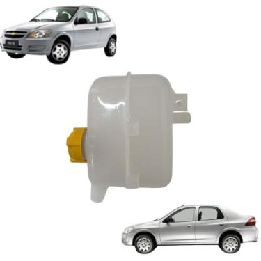 Imagem de Reservatorio Radiador Celta Prisma 2007 Em Diante 2 Saidas C/tampa