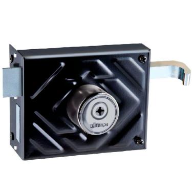 Imagem de Fechadura Portão Tetra Preto Fosco F1510 - 068554 - Aliança Fech.sobr-port- F1510 Tetra Preto Fosco - 068554 - Aliança