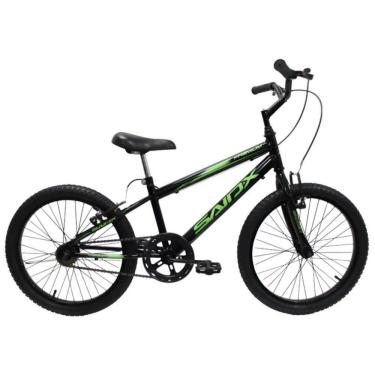 Imagem de Bicicleta Aro 20 Bike Infantil Saidx Premium Feminina E Masculina Preto-verde