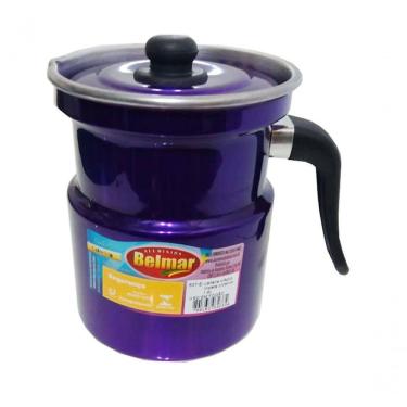 Imagem de Leiteira Fervedor Com Apito Violeta Esmaltada 1.6l Belmar