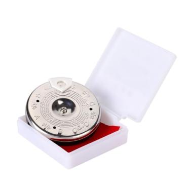 Imagem de Afinador de tubo cromático de 13 passos - afinador de tubo de 13 tons construção de metal com caixa de armazenamento, para guitarra baixo, violino, ukulele, afinação cromática