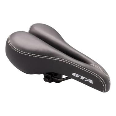 Imagem de Banco Para Bike Selim Vazado Anatômico e Costurado MTB/GTA - Preto