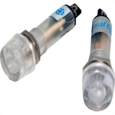 Imagem de Sinaleiro Jng Sem Rabicho Pl101 220V Branco 52186 - Kit C/10, Branco, 