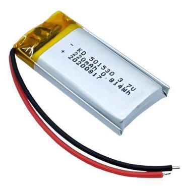 Imagem de Bateria 220 Mah 3.7v Com 2 Fios 5mm X 15mm X 30mm 501530 - - BGB ENERG