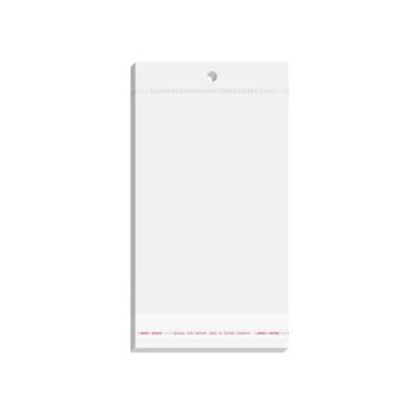 Imagem de 100 unidades de sacos de celofane autovedantes de 12 x 17 cm com orifício para pendurar - sacos transparentes e resseláveis para embalagem de colar de brincos de joias (transparente - 12 x 180 cm, 12