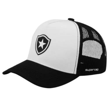 Imagem de SuperCap Boné Oficial Do Botafogo Modelo Trucker Com Silk 3d Frontal, 