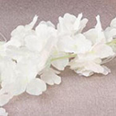 Imagem de AYNEFY Guirlanda de Flores de Seda Artificial, Videiras Suspensas de 5,9 Pés para Casa, Casamento, Decoração de Eventos de Primavera (Branco)