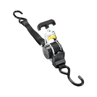 Imagem de Stgfyxgs Cinta de catraca retrátil automática com ganchos em S, comprimento de 330 cm, fita termoencolhível automática para caminhões.