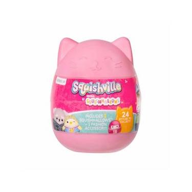 Imagem de Mini Squishmallows Surpresa Rosa - Squishville Série 10