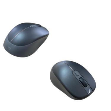 Imagem de Mouse Óptico Sem Fio 1600 DPI, Conexão 2.4GHz, Cinza com Preto, 10.5x6.5x3cm, Plug and Play, Sensor Óptico