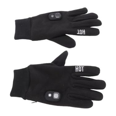 Imagem de Generic Luvas Aquecidas por Bateria, Luvas Elétricas de lã Com Tela Sensível Ao Toque para Esqui, Snowboard, Pesca, Ciclismo, Caminhada, Motociclismo, Aquecedores de Mão para